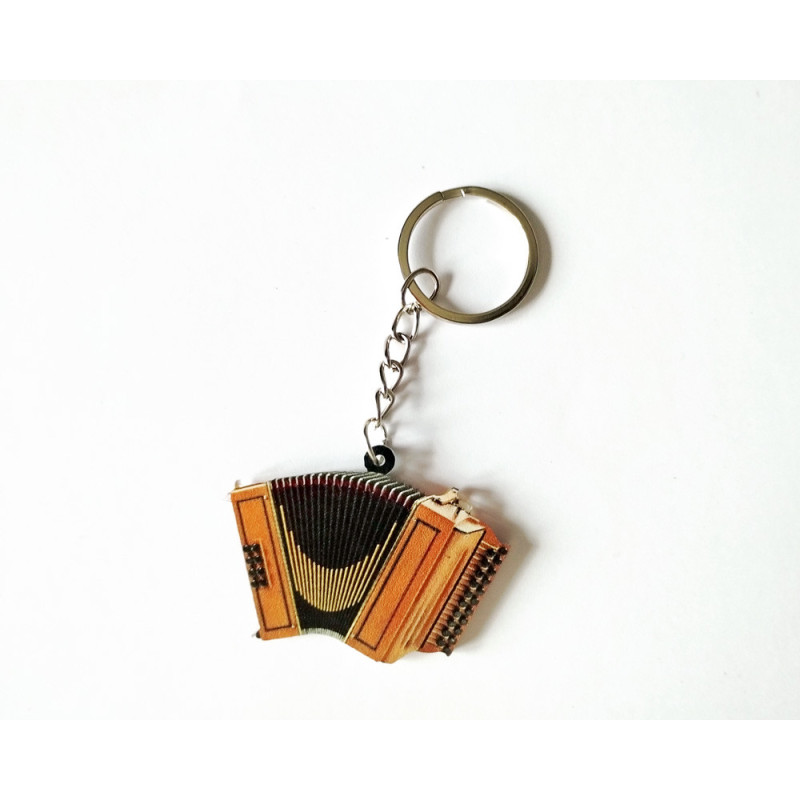Porte-clés en forme d'accordéon diatonique