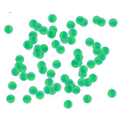 100 jetons verts pour les jeux de loto