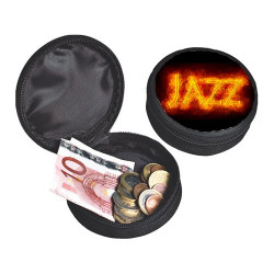 Porte-monnaie Saxophoniste jazz en feu