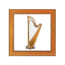 Dessous de plat : Harpe