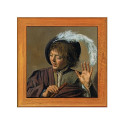 Dessous de plat : Garçon avec flûte par Frans Hals