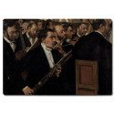Planche à découper en verre : L\'Orchestre de l\'Opéra par Degas