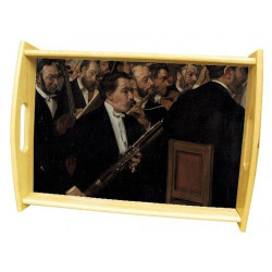 Plateau repas en bois : L'Orchestre de l'Opéra par Degas
