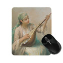 Tapis de souris 23 cm x 19 cm : Femme jouant d\'un instrument à cordes par Fausto Zonaro