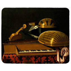 Tapis de souris 23 cm x 19 cm : Instruments de musique et livres par Bettera