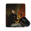 Tapis de souris 23 cm x 19 cm : Portrait d\'un joueur de guitare par Chinnery