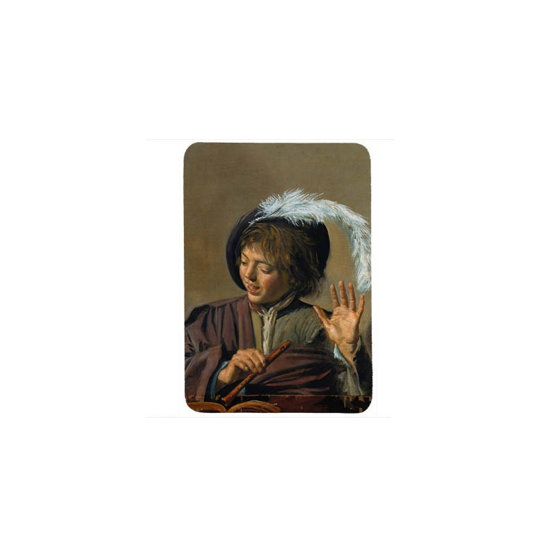 Tapis de souris 27 cm x 20 cm : Garçon avec flûte par Frans Hals