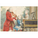 Puzzle Mozart père et ses enfants