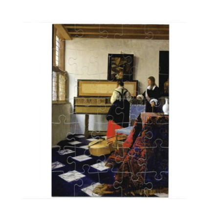 Puzzle La leçon de musique par Johannes Vermeer