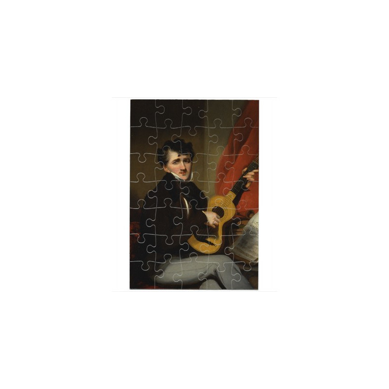 Puzzle Portrait d'un joueur de guitare par Chinnery