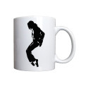 Mug Signature et silhouette de Michael Jackson
