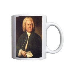 Mug Contrepèterie : Bach se mettait en route avec une belle fugue !