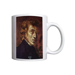 Mug Chopin : Portrait par Delacroix
