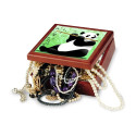 Boite cadeaux 18 cm : Panda flûtiste