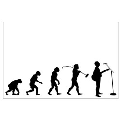 Poster Evolution du chanteur