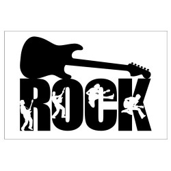 Poster Guitare rock