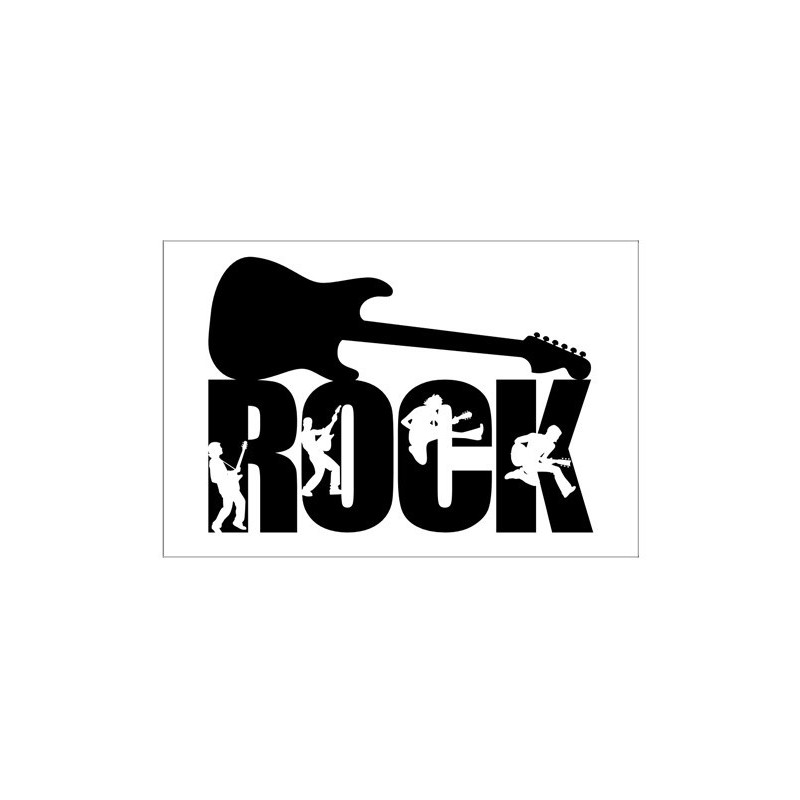 Poster Guitare rock