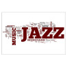 Poster Mots sur le jazz