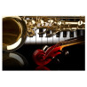 Poster Saxophone, clavier, violon