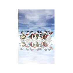 Poster Bonhommes de neige musiciens
