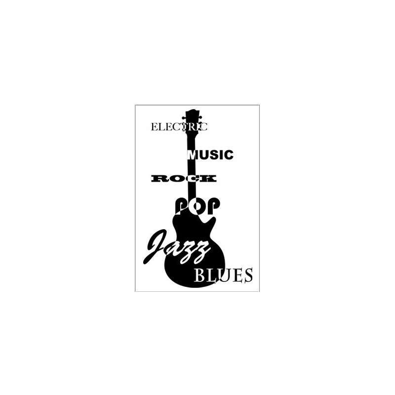 Poster Guitare jazz blues