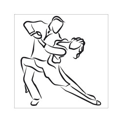 Poster Couple de danseurs