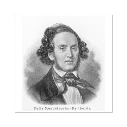 Poster Dessin de Mendelssohn