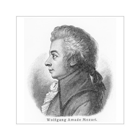 Poster Dessin de Mozart