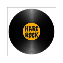 Poster Disque hard rock
