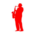 Sticker Saxophoniste