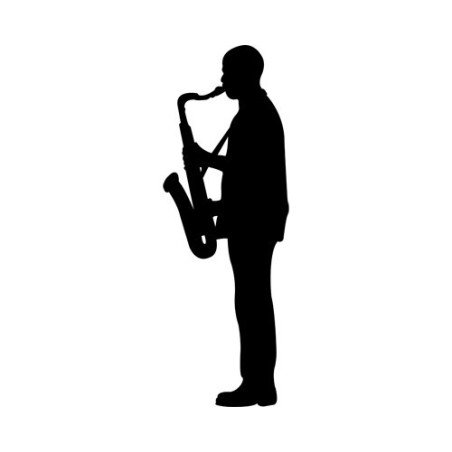 Sticker Saxophoniste