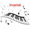 Sticker Clavier de piano avec notes de musique