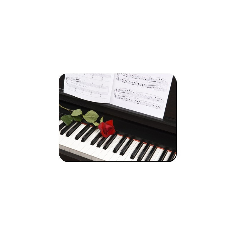 Aimant Piano, rose, partition