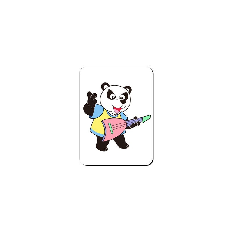 Aimant Panda guitariste