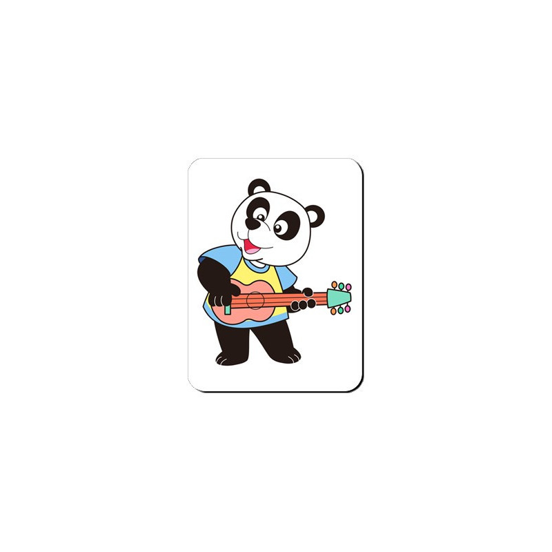 Aimant Panda guitariste