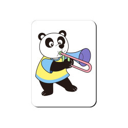 Aimant Panda tromboniste