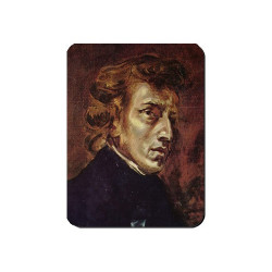 Aimant Portrait de Chopin par Delacroix