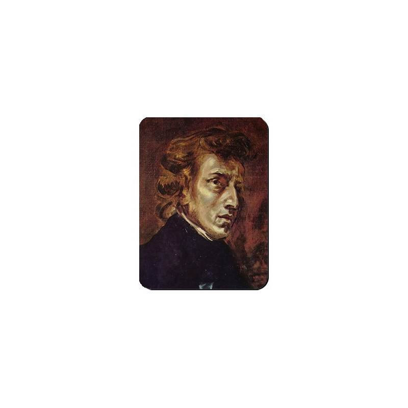 Aimant Portrait de Chopin par Delacroix