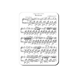 Aimant Partition du nocturne op. 9 n°2 de Chopin