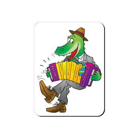 Aimant Crocodile accordéoniste