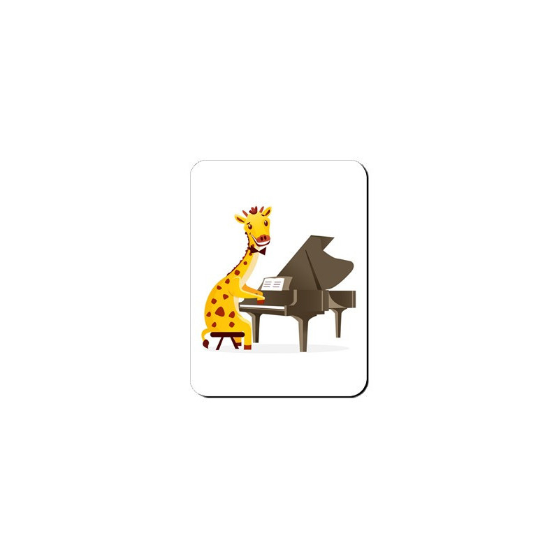 Aimant Girafe pianiste