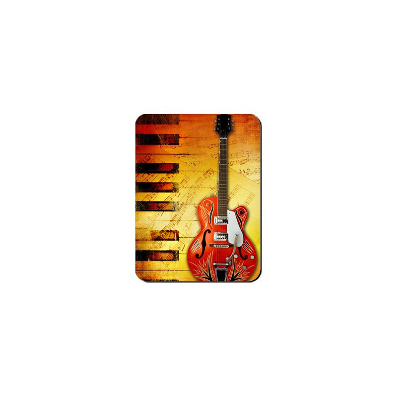 Aimant Guitare rouge, clavier