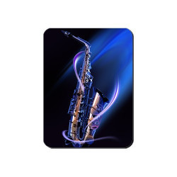 Aimant Saxophone bleu