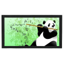Tapis de bar : Panda flûtiste
