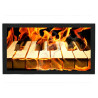 Tapis de bar : Clavier de piano en feu