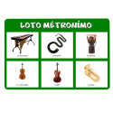 Jeu de loto : Les instruments de musique (noms et images)
