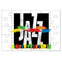 Puzzle en bois 30 pièces : Jazz