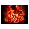 Puzzle en bois 30 pièces : Saxophoniste jazz en feu
