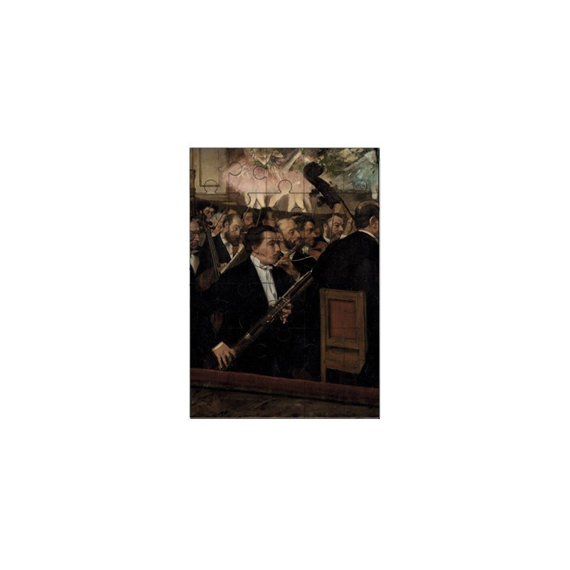 Puzzle en bois 30 pièces : L'Orchestre de l'Opéra par Degas