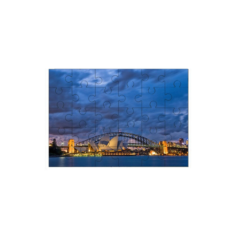 Puzzle en bois 30 pièces : Opéra de Sydney